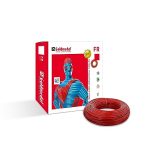 Goldmedal 90 Meter 1100V 1.0 Sq Mm Fire Retardant Electric Wire (Red) – Pack Of 1 | Wire For Domestic & Industrial Connection Use | Multi-Strand, Pvc Electrical Insulated Copper Wire