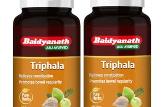 Baidyanath Triphala – 60 Tablets (Pack Of 2) | Ayurvedic Blend Of Amla, Haritaki & Baheda | Supports Digestion & Gut Health |