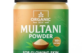 Organic Box Bio Multani Mitti Powder | Natural Fuller’S Earth For Face & Hair Packs | Removes Dead Skin, Cleanses Pores, Reduces Dandruff & Scalp Itchiness | Soft & Glowing Skin – 250Gm