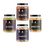 Nature Purify Dried Fruits Combo 1 Kg (Almond, Cashew, Apricot, Green Raisins)
