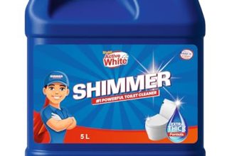 Shimmer Toilet Cleaner, 5L Mega Jar | Original Liquid Cleaner | Powerful Toilet Cleaner | All In One Purpose Cleaner | Home And Commercial Use