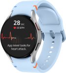 Samsung Galaxy Watch Fe, 40Mm Bt, Sapphire Crystal Display, Sleep Coach, Fall Detection(Silver Strap, Small)