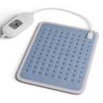 Heatronics® Multipurpose+ Orthopaedic Electric Heating Pad For Back Pain + Period Cramps Relief | Large Size | Pain Relief Heating Belt With Temperature Controller For Lower Back, Knee, Shoulder, Cramps, And Neck Pain Relief (3 Heat Levels / Steel Blue)