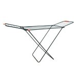 Bonkaso Foldable Cloth Drying Stand For Drying Clothes, 3-Way Folding With 20 Drying Rails, Lightweight Alloy Steel, Flat Folding Design | Clothes Drying Rack | Indoor & Outdoor Clothes Dryer (Orange)