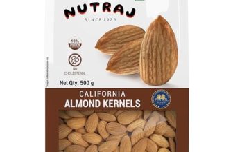 Nutraj California Almonds 500G Pouch | Badam Giri | Dry Fruits And Nuts | Grocery