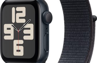 Apple Watch Se 2 Gps 40Mm (2Nd Gen) Midnight Aluminium With Ink Sport Loop(Ink Strap, Free Size)