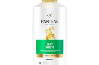 Pantene Advanced Hairfall Solution, Silky Smooth Care Shampoo, Pack Of 1, 650Ml, Green