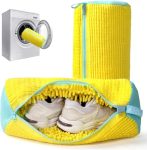 Shoe Washing Machine Bag Laundry Shoe Bag For Washer & Dryer, Reusable With Durable Zipper For Sneakers & Delicates 360° Deep Cleaning Washable Laundry Organizer Bag