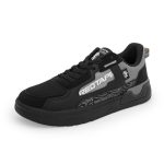 Red Tape Lifestyle Sneaker Shoes For Men | Classic Rounded Toe, Soothing Insole & Impact-Resistant Comfort Black