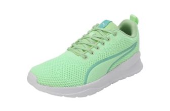Puma Womens Lightstorm Wns Spring Fern-Mint-White Sneaker – 3 Uk (39583202)