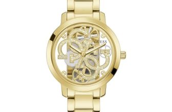 Guess Analog Gold Dial Men’S Watch-Gw0300L2