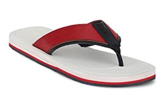 Louis Philippe Red Flip Flops