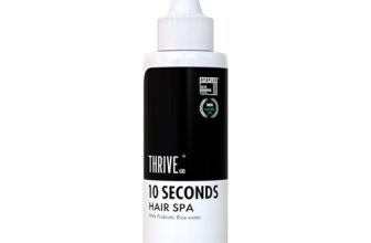 Thriveco 10 Seconds Hair Spa | For Instant Shine, Soft & Smooth Hair | With Hyaplex™, Hyaluronic Acid & Probiotic Rice Water | Repairs Dry, Frizzy And Damaged Hair | 150 Ml