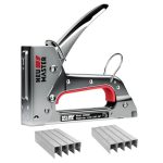 Neu Master Staple Gun, 2 In 1 Light Duty Staple Tacker With 1600 Pcs Staples, Shooting Nailer Stapler For Furniture Woodworking Book Binding