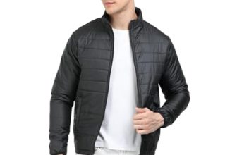 Scott International Winter Jacket For Men Bomber Jacket Mens Nylon Quilted Standard Length Puffer Jacket Full Sleeve Mens Jacket Monsoon Jackets For Men All Weather Jacket For Men