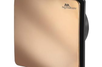 Rr Signature Vento Fresh Luxura 150 Mm Exhaust Fan For Kitchen, Bathroom | Silent, Compact Design, Easy Install | Thermal Fuse | High Speed 100% Powerful Copper Motor | 2 Year Warranty [Rose Gold]