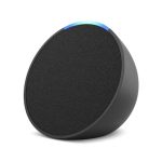 Amazon Echo Pop| Smart Speaker With Alexa And Bluetooth| Loud Sound, Balanced Bass, Crisp Vocals| Black