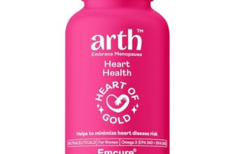 Arth Heart Health Support | Omega 3 Supplement To Support Cardiovascular Health & Cholesterol Management | 100% Natural Omega 3 Capsules With Epa 240Mg & Dha 160Mg | 1 Month Pack (30 Veg Capsules)