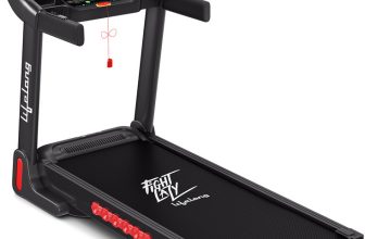 Lifelong Fitpro Treadmill For Home | 4 Hp Peak Motor | Foldable & Hydraulic Folding Treadmill (Max Weight:100 Kg)