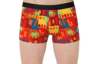 Bummer Printed Micro Modal Trunks Underwear For Men – Ultra Soft & Breathable, 3 Times Softer Than Cotton, Anti-Bacterial, Stretchable For Ultimate Comfort & Style, Pack Of 1 (A Shark Tank Product)
