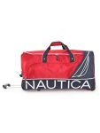 Nautica 2 Wheel Duffle Trolley Bag | Travel Luggage For Men & Women | Duffle Trolley Bag For Travel | Stylish Polyster Trolley Bag