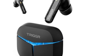 Triggr Kraken X3 Gaming Earbuds, Tws Low Latency, Enc Quad 4 Mics With Bluetooth V5.3 Rapid Pairing, 40 Hrs Playtime, Ipx4 Water Resistance, Wireless In-Ear Rgb Earpods (Black)
