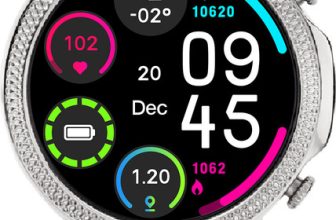 Lifelong Ornate Smartwatch For Women With Hd Display|Body Temprature |24X7 Heart Rate Smartwatch(Silver Strap, Free)