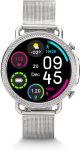 Lifelong Ornate Smartwatch For Women With Hd Display|Body Temprature |24X7 Heart Rate Smartwatch(Silver Strap, Free)