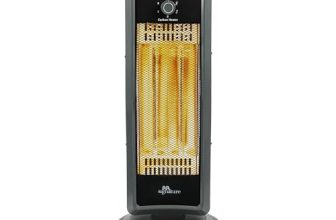 Rr Signature Carbon Room Heater 1000 Watt | 180 Degree Oscillation | Tip Over Protection |2 Heat Settings (500 W/ 1000 W) | 2 Year Warranty