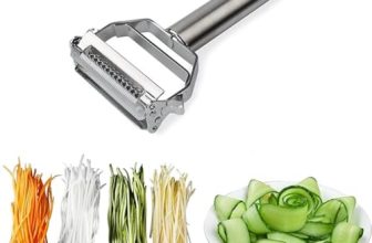 2-In-1 Peeler For Fruit & Veg,Multifunction Peeler,Smooth Peeling Action, Lightweight Handle, Easy Cleaning