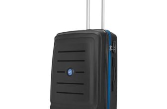 Vip Corsa Check-In 66 Cm (Medium) 8 Wheels Trolley Bags For Travel, Hard Case Lightweight Bag With Combination Lock, Tough Suitcase For Travel (Black)