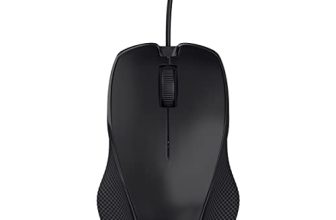Portronics Toad 101 Wired Optical Mouse With 1200 Dpi, Plug & Play, Hi-Optical Tracking, 1.25M Cable Length, 30Lakhs Click Life(Black)