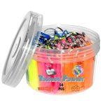 Trushali Present 50 Pcs Key Tag Multicolor Keyring & Keychain With Name Tag Labels Assorted Keychain With Two Side Id Label And Split Ring For Office, Home Key -Plastic (50)