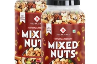 Nature Purify Mixed Dry Fruits 1Kg (Almond, Cashew, Kishmish, Apricots, Pumpkin, Amla, Sunflower & More