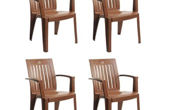 Cello Prominent Set Of 4 Chairs (Sandalwood Brown)