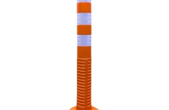 Aktion Safety Spring Post Ak-941 Flexible Material, Pack Of 1, Orange