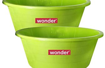 Wonder Homeware Tub 35 For Home/Kitchen, Set Of 2 Pc Tub 27 Ltr, Green Color, Made In India, Kbs03511
