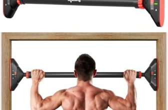 Lifelong Adjustable Pull-Up Bar For Home Gym | No Screws Hanging Bar, Adjustable Length (74-97Cm), Doorway Chin-Up Bar, Gym Equipment For Men Workout, Strength Training, Weight Capacity (200Kg)