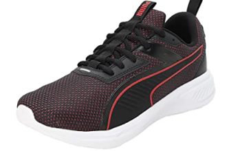 Puma Men, Scorch Runner V2, Black-For All Time Red-White, Sneaker, 6Uk, (37998802)
