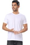 London Hills Men T-Shirt || Tshirt For Men || Plain T Shirt (Pack Of 1) White