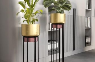 Lifelong Metal Set Of 2 Plant Stand For Balcony & Living Room Capacity 30Kg- Anti-Rust Pot Stand For Outdoor Plants & Indoor Planters – Planter,Flowerpot,Garden,Plant Stands For Balcony Decoration