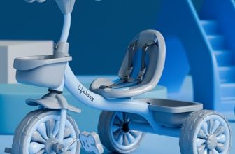 Lifelong Kids Tricycle With Eva Wheels, Bell And Storage Basket/Baby Trike/Age Group 2 Year To 5Years/ (Blue)