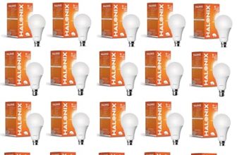 Halonix 9W B22 Led Cool White Bulb, Pack Of 25