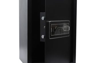 BonKaso Safe Locker For Home, 51 Litres Locker Box For Money, Jewellery, Digital Electronic Safe Locker for Home & Office With Auto lock Function, Anti Theft Alarm And LED Display, (Black)