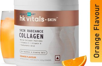 HEALTHKART hk vitals Skin Collagen Supplement with Biotin, Orange(200 g)