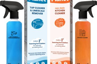 Happi Planet Tap Cleaner & Limescale Remover and Kitchen Cleaner Combo(999 ml)