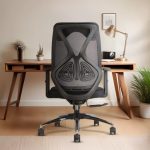 Innowin Tokyo Office Chair,Medium Back Mesh Ergonomic Home Office Desk Chair With 3 Years Warranty, Adjustable Armrests,Adjustable Lumbar Support,Tilt Lock Mechanism (Black)