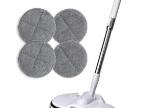 AGARO Regency Electric Spin Mop for Floor Cleaning, Mopping, Automatic Wet Mopper, Cordless, Adjustable Handle, Water Sprayer, Lightweight, for Wooden, Tiles & Hard Floors, Home, Kitchen & Office use