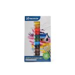 Neomate Acrylic Color Paint Set | 12 X 12Ml Aluminum Tubes | Vibrant Acrylic Colors For Artists & Hobbyists | Ideal For Painting On Canvas, Paper, Wood, Assorted