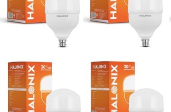 Halonix Jumbo 30W higher wattage Led Bulb | Cool Day Light (6500K)| Base- B22 | Energy Efficient | Surge Protection | Pack of 4